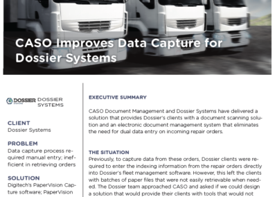 Dossier Systems Case Study