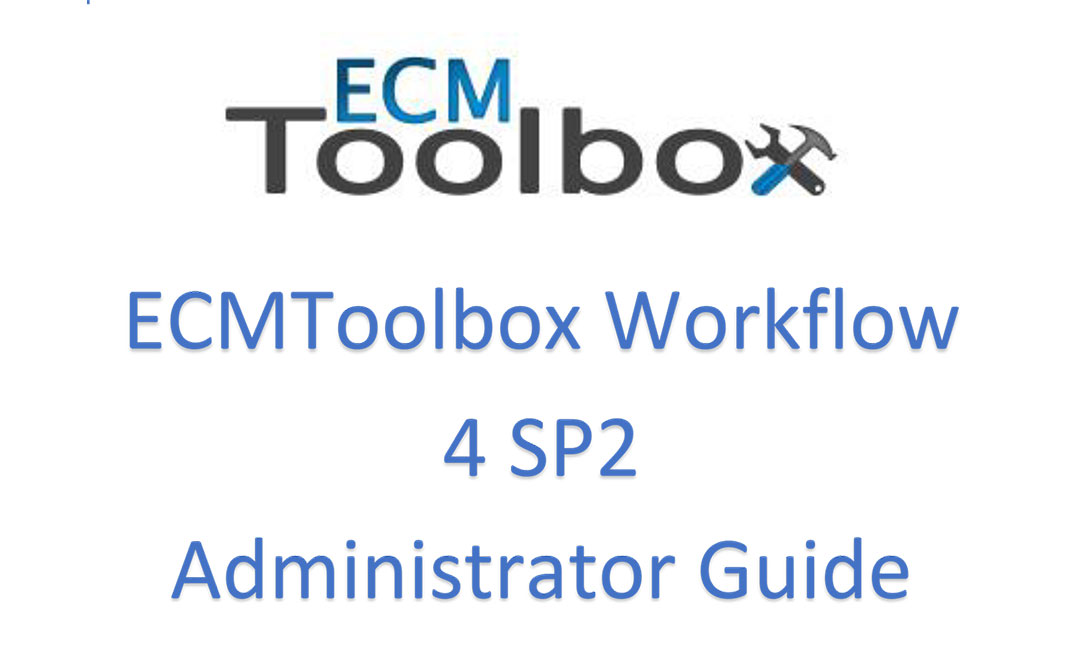 ECM Toolbox Admin Guide V4 SP2